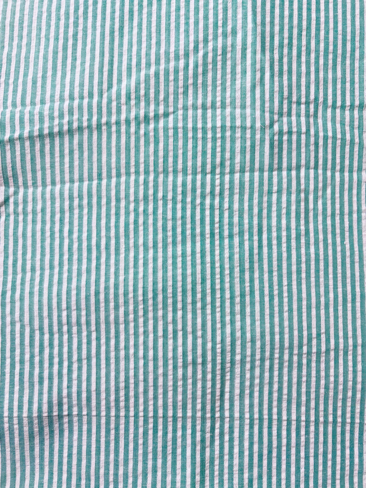 Cotton Stripe Seersucker Fabric CS002