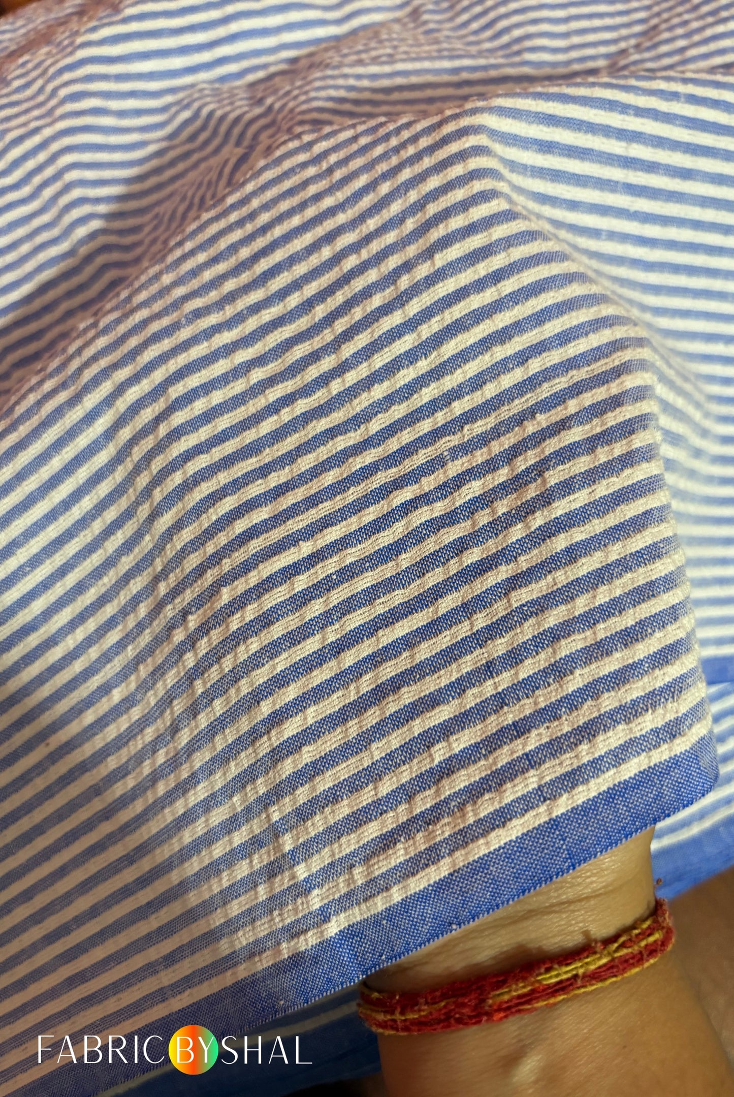Blue Stripe Fabric CS0027
