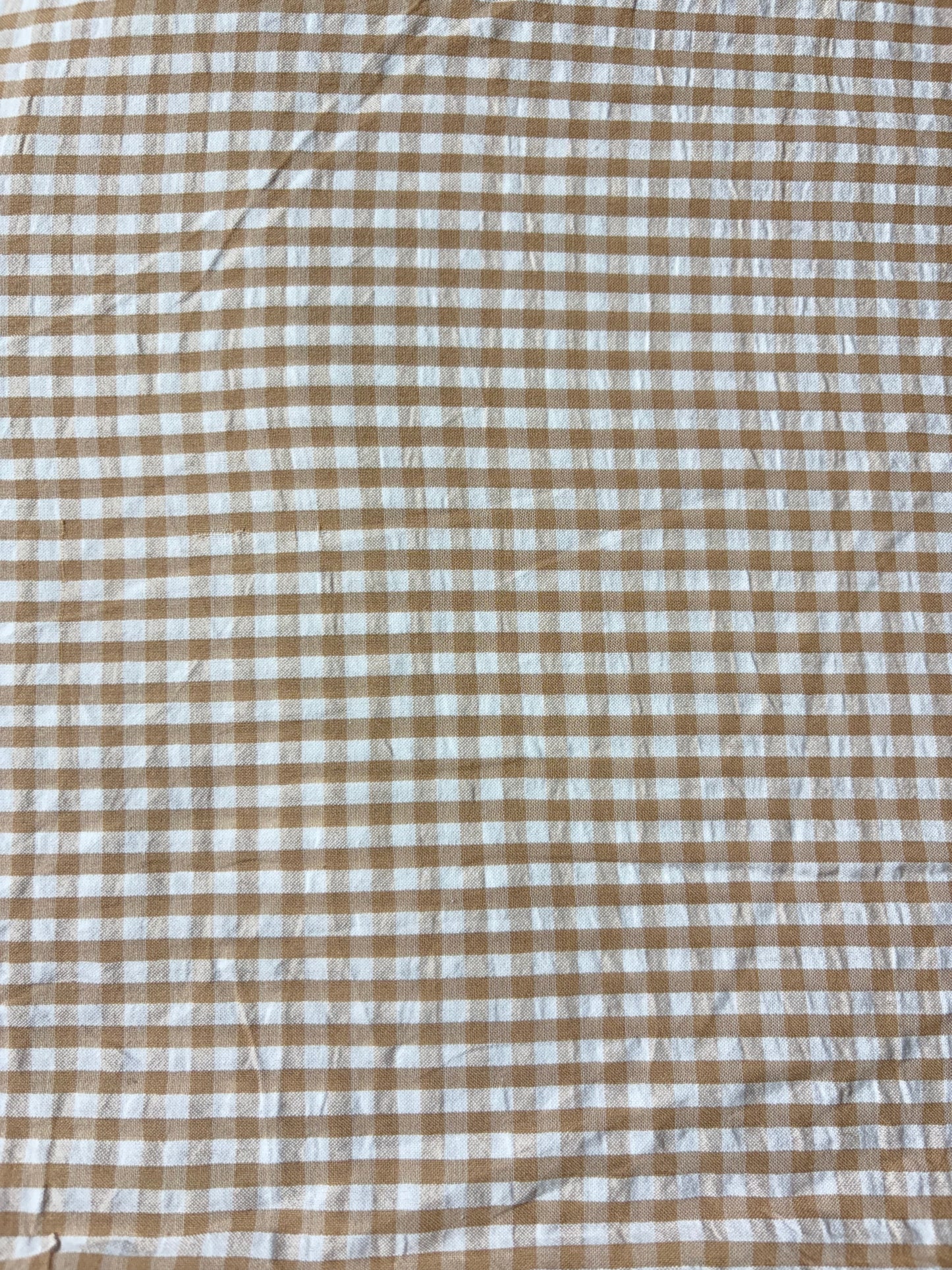 Cotton Check Seersucker Fabric CSC004