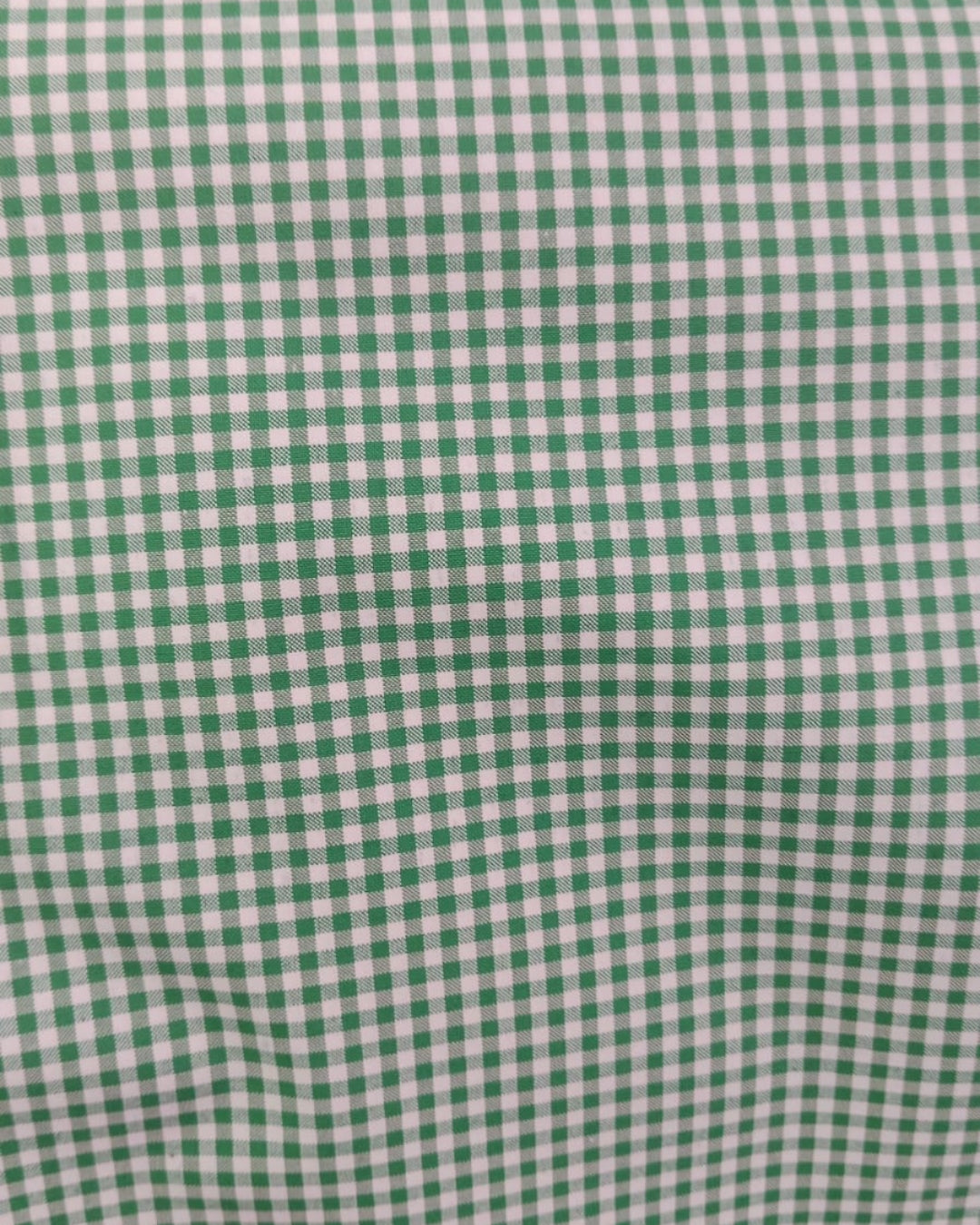 Green Check Fabric CC0021