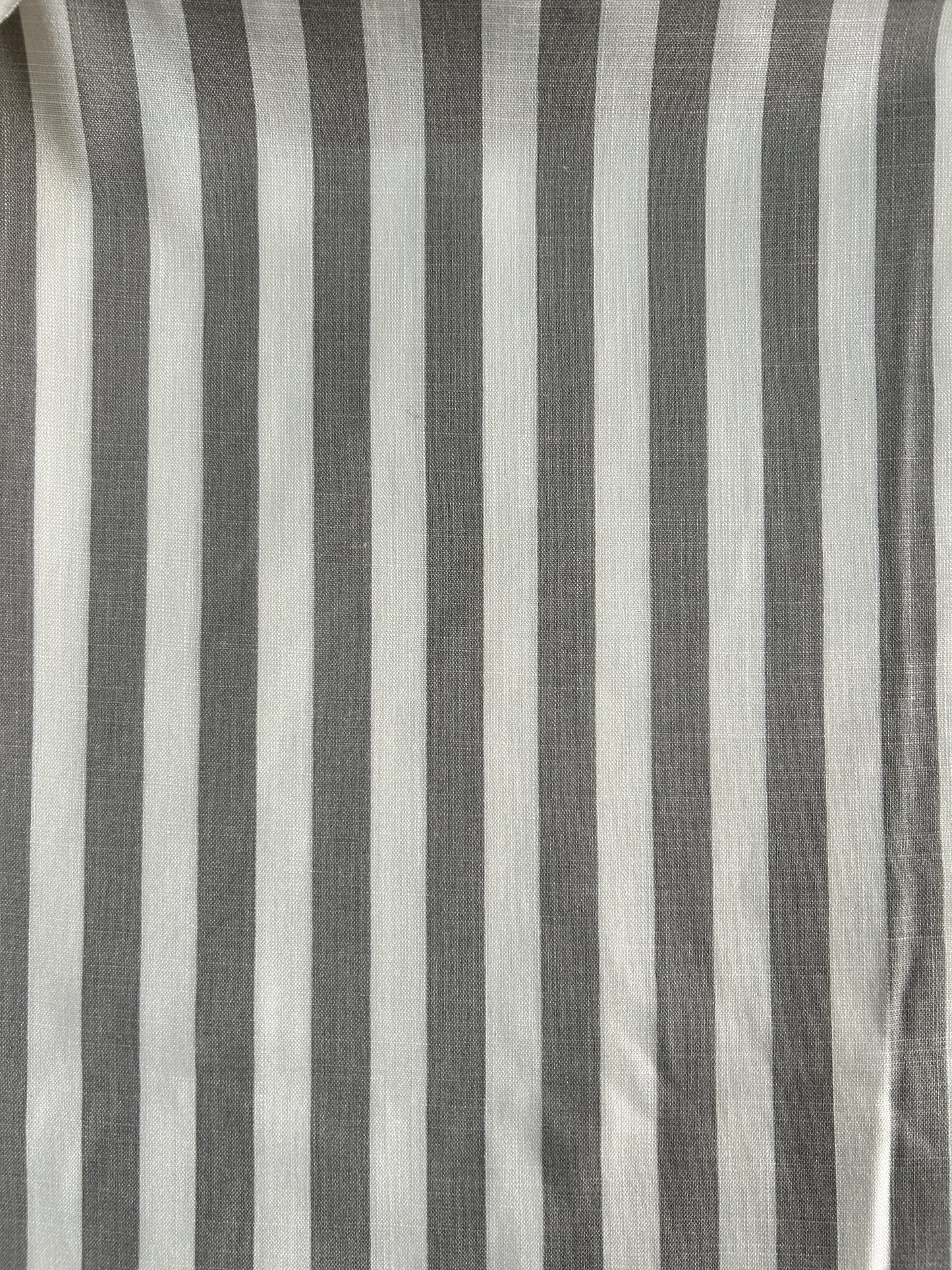 Grey Cotton Slub Stripe FBS026118