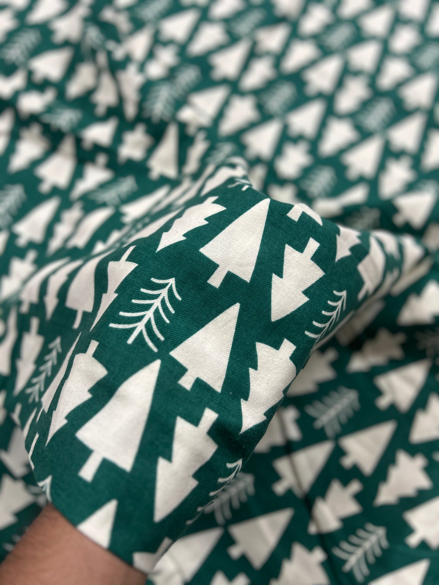 Evergreen Forest Flannel FBS026124