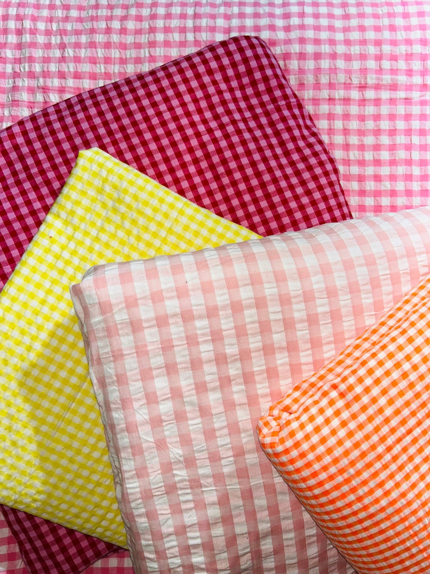 Cotton Check Fabric