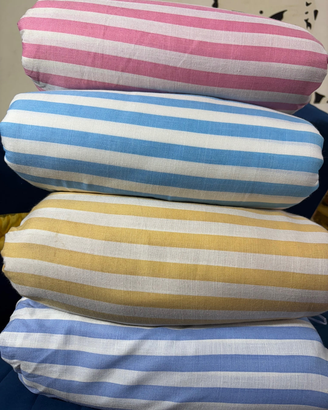 Cotton slub Stripe