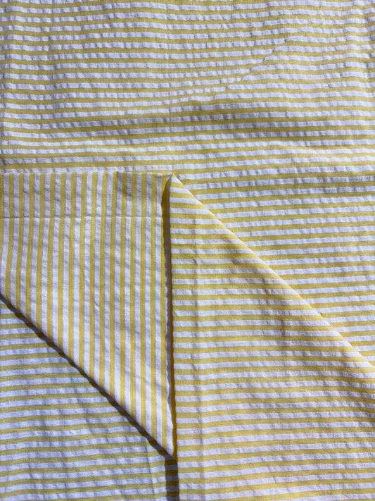Cotton Stripe Seersucker Fabric CS003