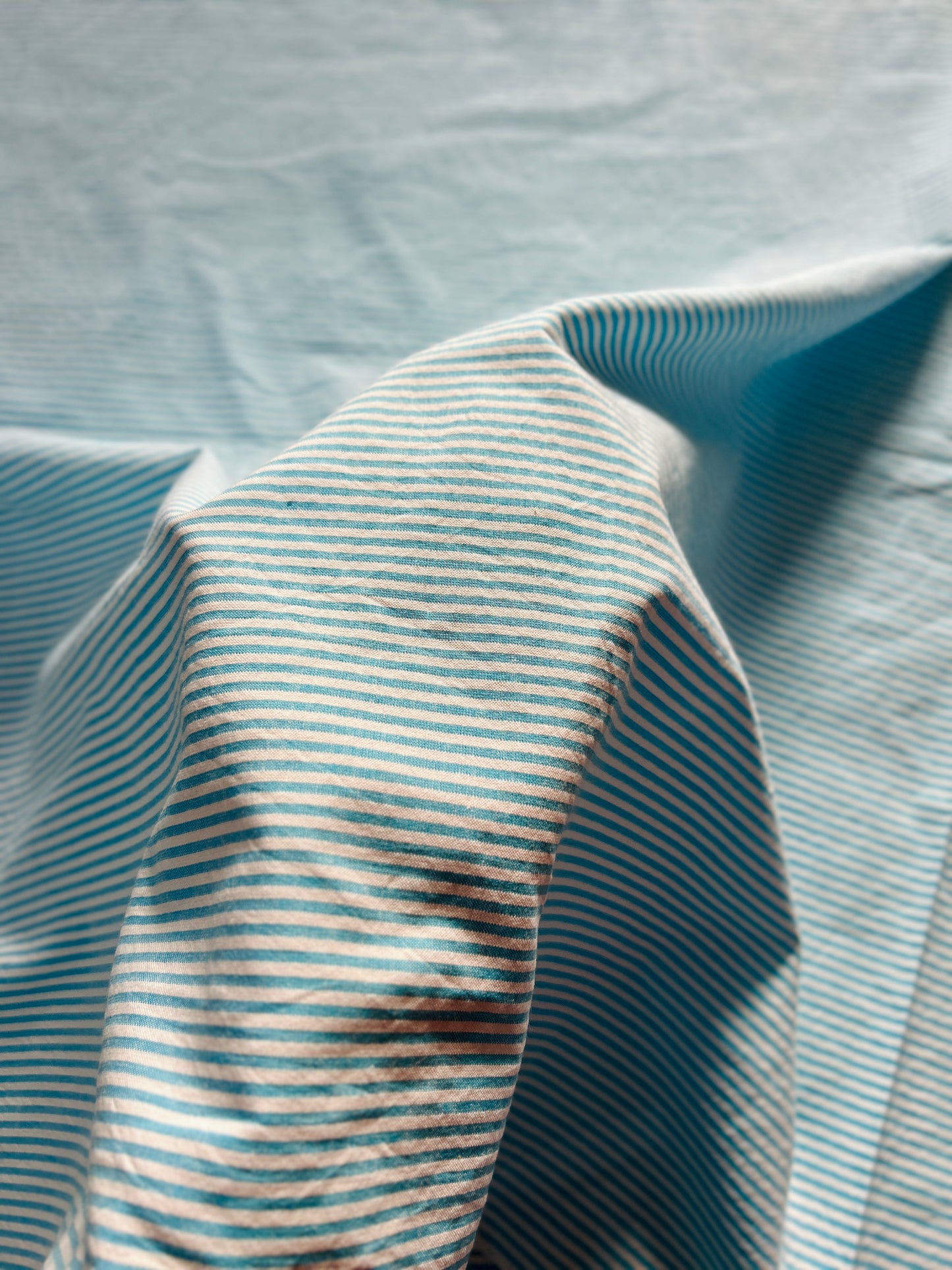 Light Blue Cotton Seersucker FBS026101