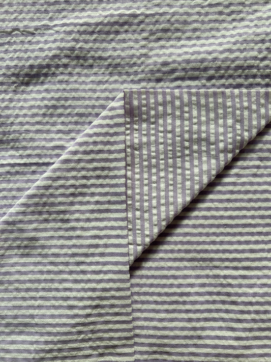 Levender seersucker  Stripe FBS026104