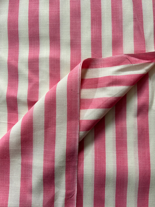 Pink Cotton Slub StripeFBS026120