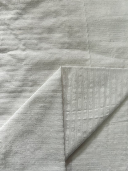 White Seersucker  Stripe FBS026114