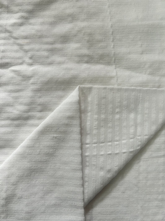 White Seersucker  Stripe FBS026114