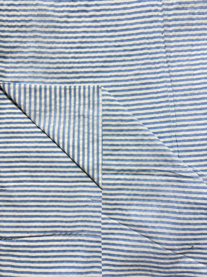 Blue Seersucker Fabric FBS026112