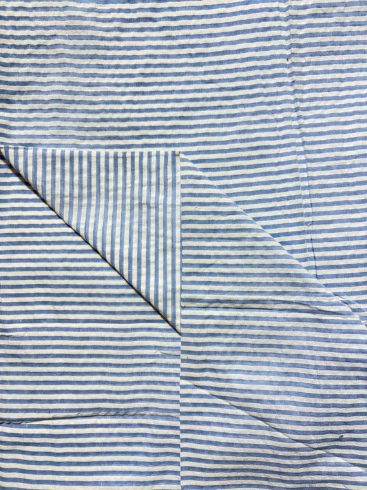 Blue Seersucker Fabric FBS026112