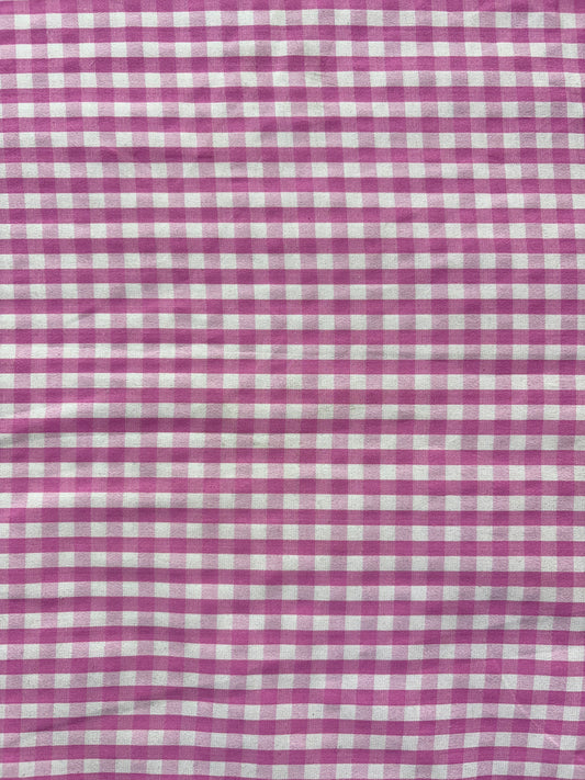 Pink Check Fabric FBS026131