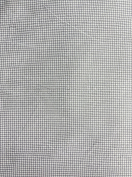 Grey Gingham Classic Oxford CSC0016