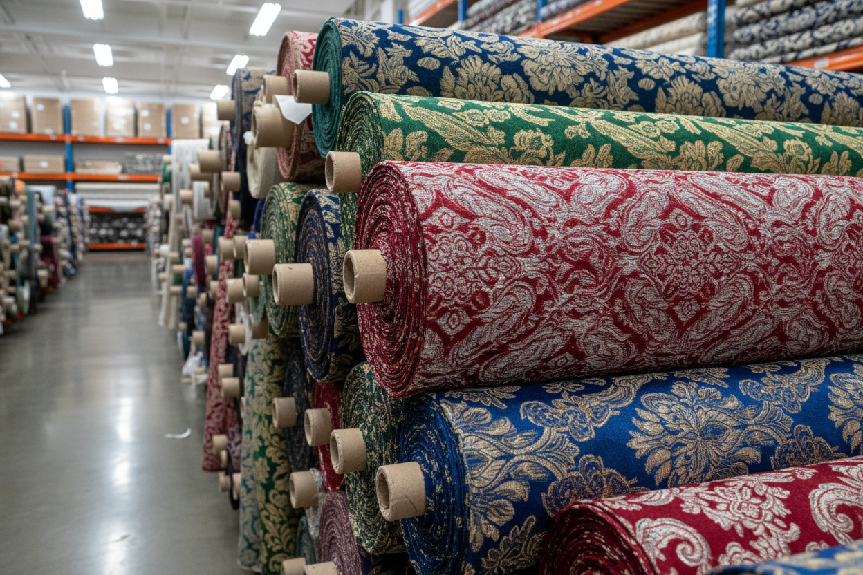 bulk jacquard fabric photo